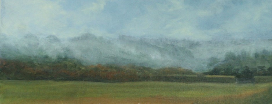 Early Mist on Kingsdon woods